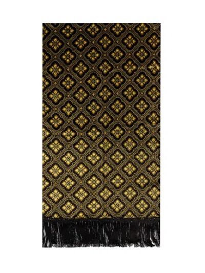 Etro Velvet Shoulder Scarf In Black