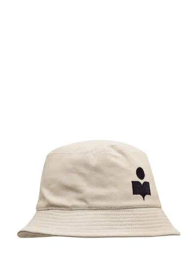 Isabel Marant Logo Bucket Hat In Beige