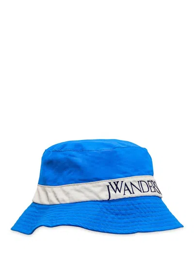 Jw Anderson J.w. Anderson Hat With Logo In Blue
