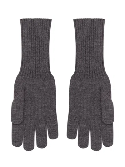 Marine Serre Lunghi Gloves In Grey