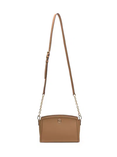 Michael Kors Leather Bag In Beige