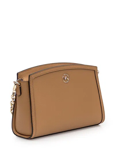 Michael Kors Leather Bag In Beige