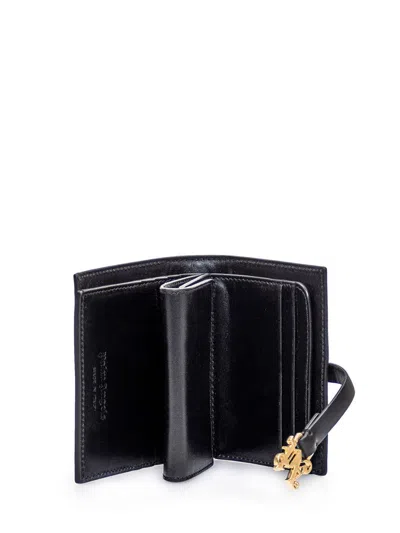 Palm Angels Monogram Wallet In Black