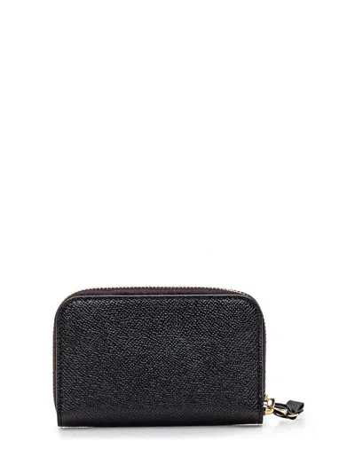 Ferragamo Salvatore  Card Holder With Vara Bow In Black