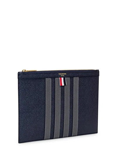Thom Browne Small Document Holder In Blue