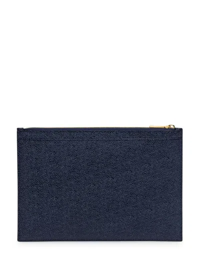 Thom Browne Small Document Holder In Blue