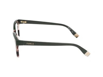 Furla Optical In Havana Vintage Pink/glossy Brown
