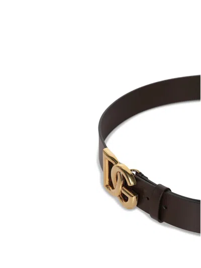Dolce & Gabbana Belts In Brown