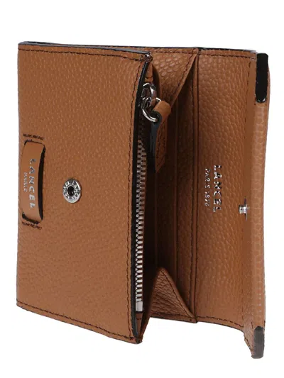 Lancel Ninon Mini Flap Wallet In Brown