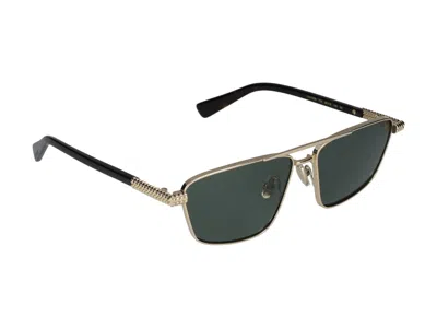 Lanvin Sunglasses In Gold/green