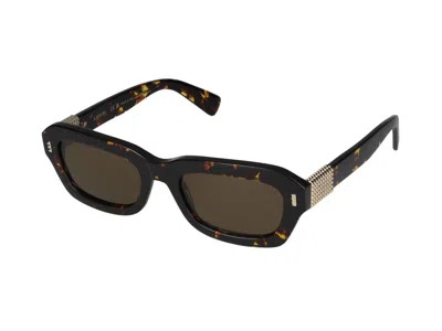 Lanvin Rectangular Frame Sunglasses In Black
