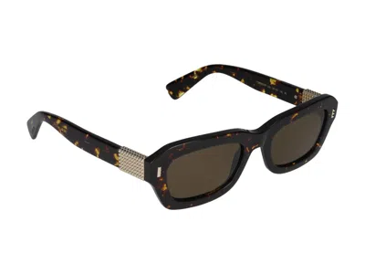Lanvin Rectangular Frame Sunglasses In Black