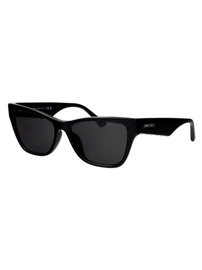Jimmy Choo 0jc5024hu Sunglasses In Black