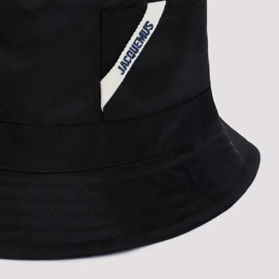 Jacquemus Ovalie Bucket Hat In Black