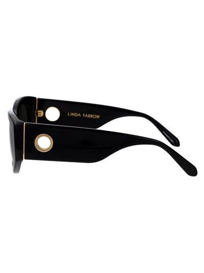 Linda Farrow Squared Sunglasses Lflc 1059 1 In Black