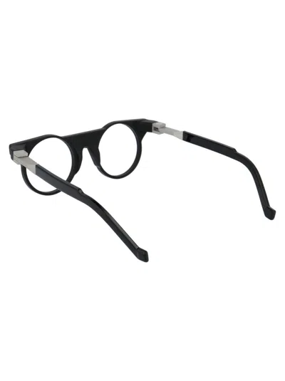 Vava Eyewear Silver Flex Hinges Acetate Optical Glasses In Black Silver Flex Hinges Euro