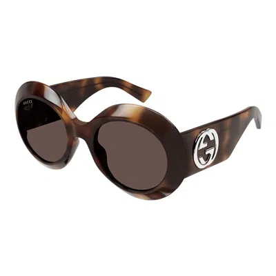 Gucci Eyewear Sunglasses In Brown