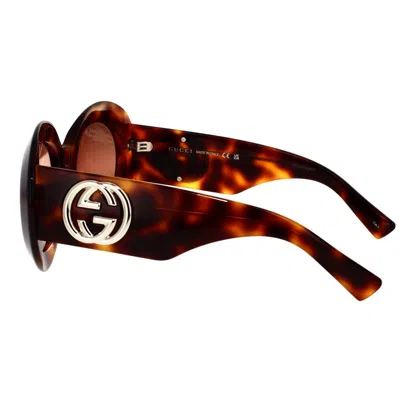 Gucci Eyewear Sunglasses In Brown