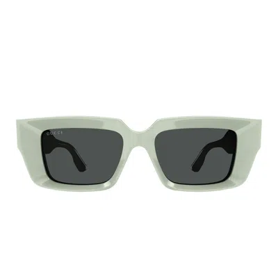 Gucci Womens Green Gg1529s Square-frame Acetate Sunglasses In Green