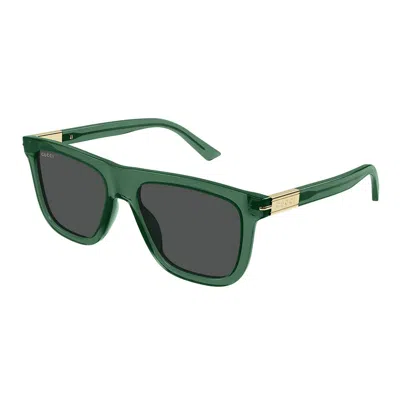 Gucci Eyewear Square Frame Sunglasses In Green