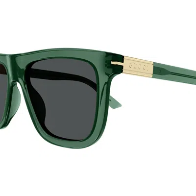 Gucci Eyewear Square Frame Sunglasses In Green
