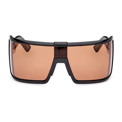 Tom Ford Women's Ft1118 Parker Sunglasses In Shiny Black/brown In Black