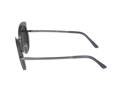 Giorgio Armani Sunglasses In Beige/blue/gunmetal Top