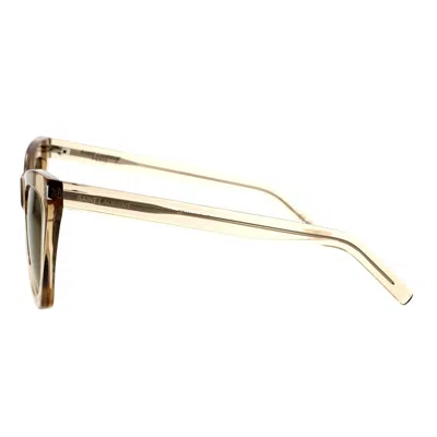 Saint Laurent Eyewear Sunglasses In Beige