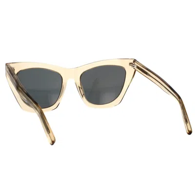 Saint Laurent Eyewear Sunglasses In Beige