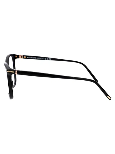 Tom Ford Blue Light Block Cat Eye Ladies Eyeglasses Ft5949-b 001 56 In Black