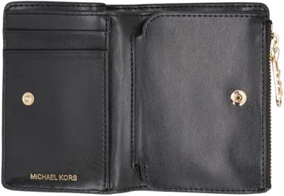 Michael Kors Md Snap Coin Billfold In Black