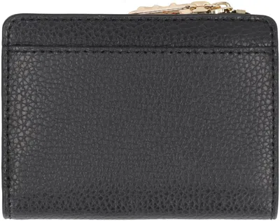 Michael Kors Md Snap Coin Billfold In Black