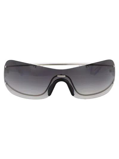 Off-white Big Wharf Sunglasses In 7207 Silver