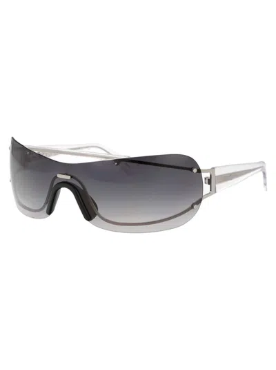 Off-white Big Wharf Sunglasses In 7207 Silver