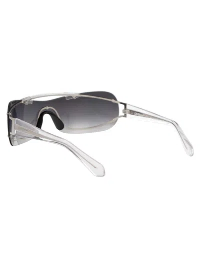 Off-white Big Wharf Sunglasses In 7207 Silver