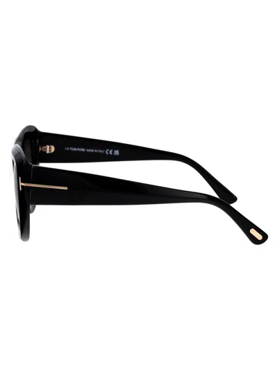 Tom Ford Square-frame Sunglasses In Black