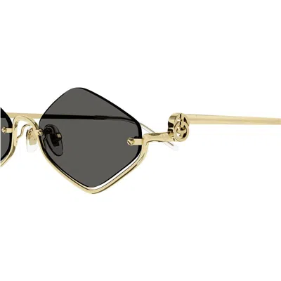 Gucci Eyewear Sunglasses In Gold