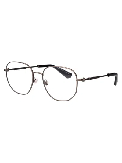 Burberry Dark Grey Metal Optical Glasses In 1316 Dark Grey