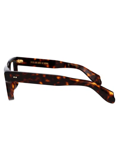 Cutler And Gross Square-frame Tortoiseshell Glasses In 02 Dark Turtle