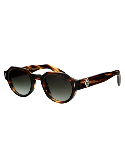 Cutler And Gross Acetate Havana Sunglasses In Brown