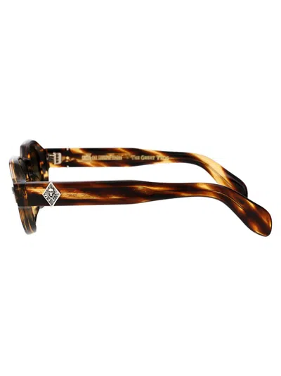 Cutler And Gross Acetate Havana Sunglasses In Brown