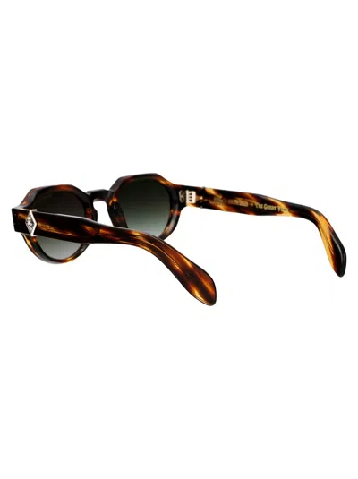 Cutler And Gross Acetate Havana Sunglasses In Brown