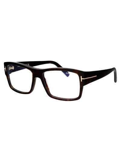 Tom Ford Blue Light Block Cat Eye Ladies Eyeglasses Ft5949-b 001 56 In 052 Avana Scura