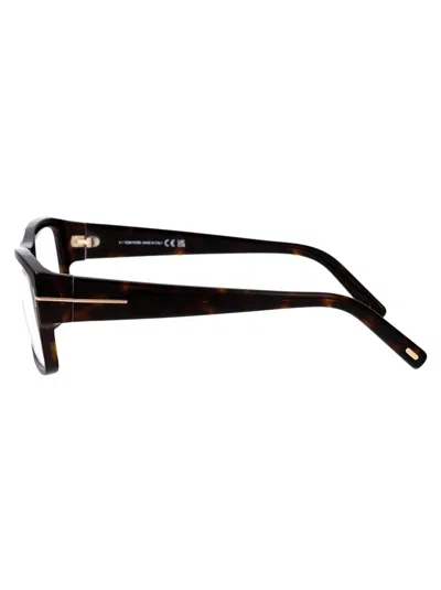 Tom Ford Blue Light Block Cat Eye Ladies Eyeglasses Ft5949-b 001 56 In 052 Avana Scura