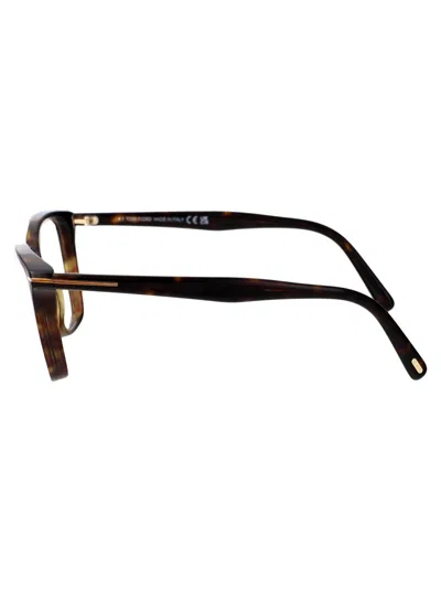 Tom Ford Blue Light Block Cat Eye Ladies Eyeglasses Ft5949-b 001 56 In 052 Avana Scura
