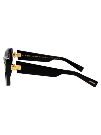 Balmain Sunglasses In Blk - Gld