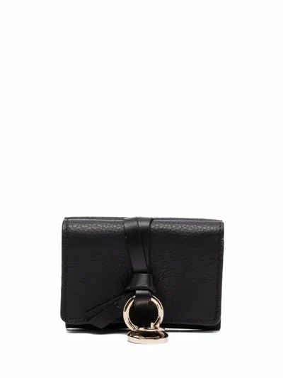 Chloé Chloè Wallets In Black