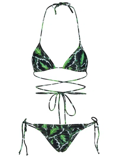Reina Olga Sleeveless Swimsuit In Green