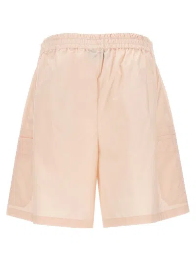 Studio Nicholson Elastic Waistband Lightweight Relaxed Fit Shorts In Pink