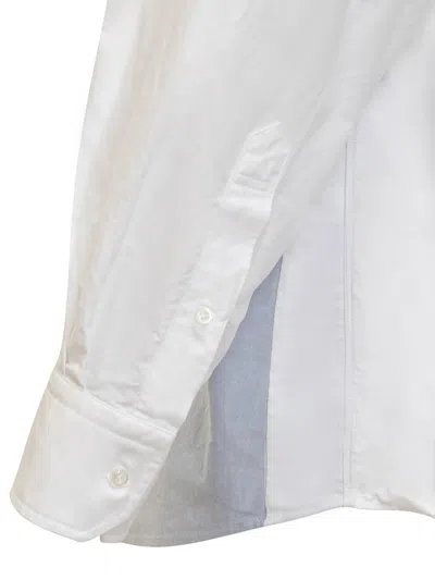 Thom Browne Patchwork Shirt In White